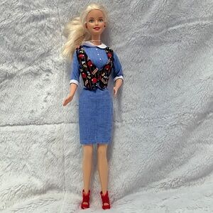 Genuine Vtg 2000 Mattel Barbie Teacher doll #50613